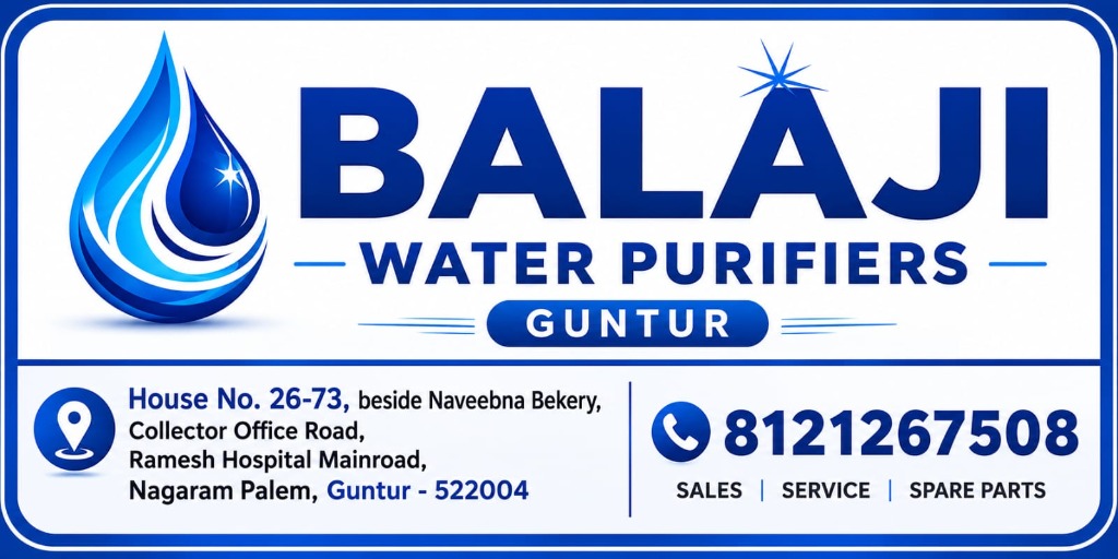 Balaji Water Purifiers Guntur Official Card